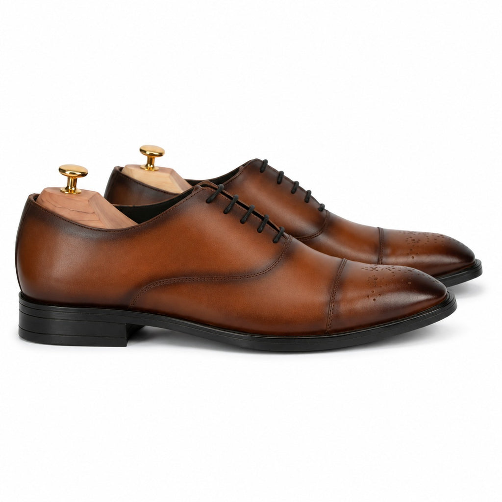 CAP Toe - Dark tan