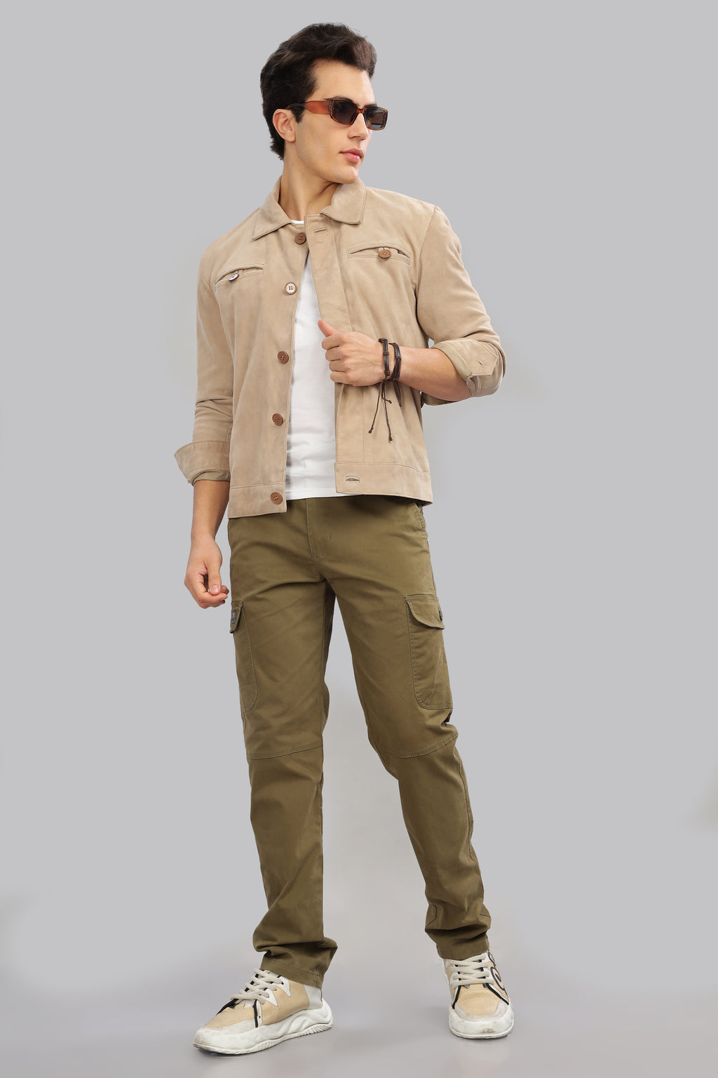 Suede Trucker Jacket