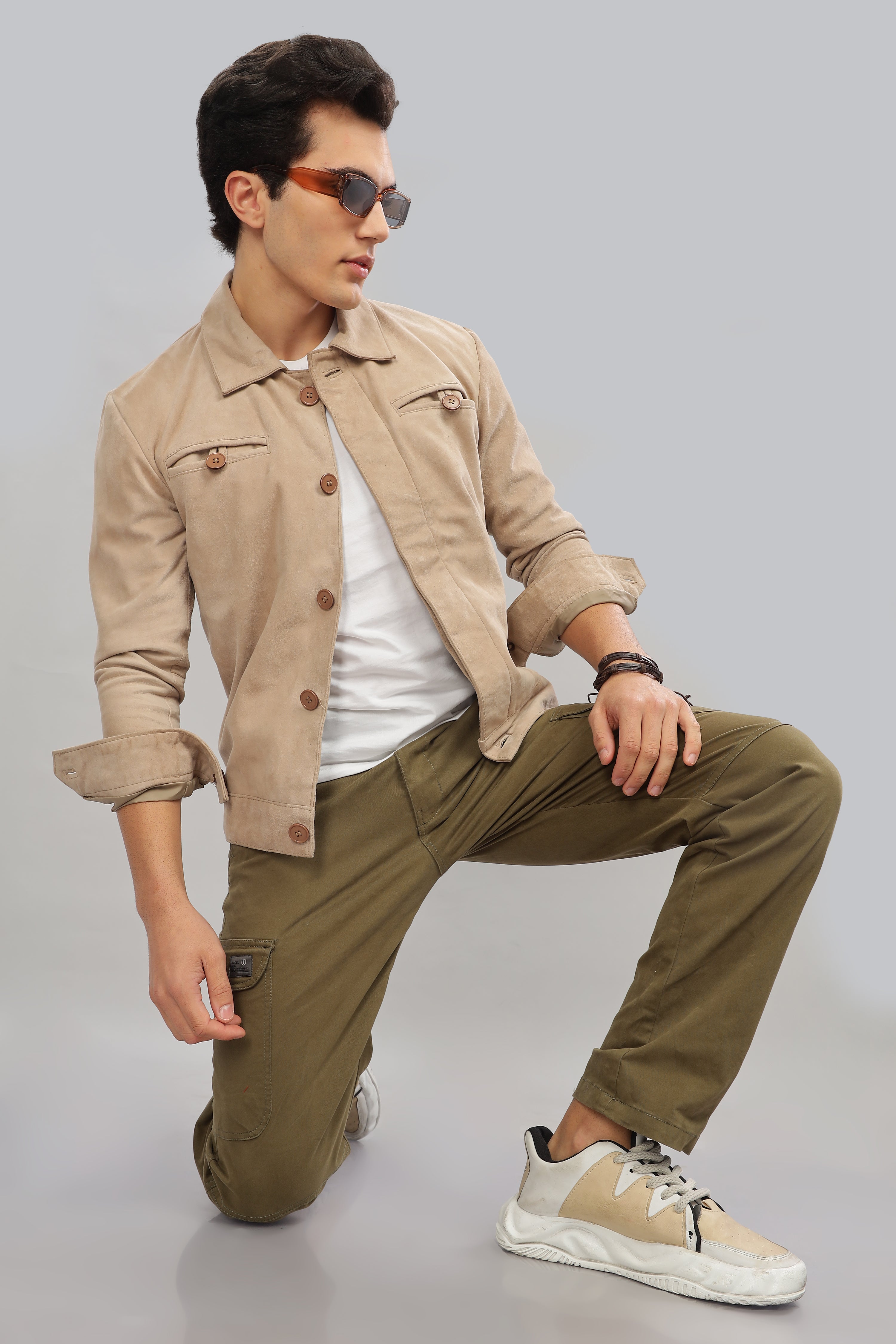 Suede Trucker Jacket