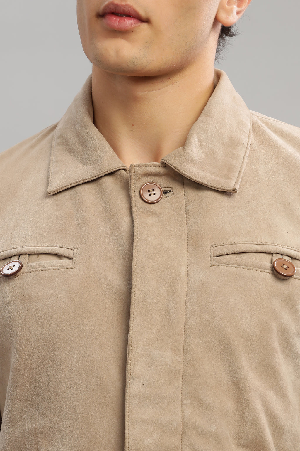 Suede Trucker Jacket