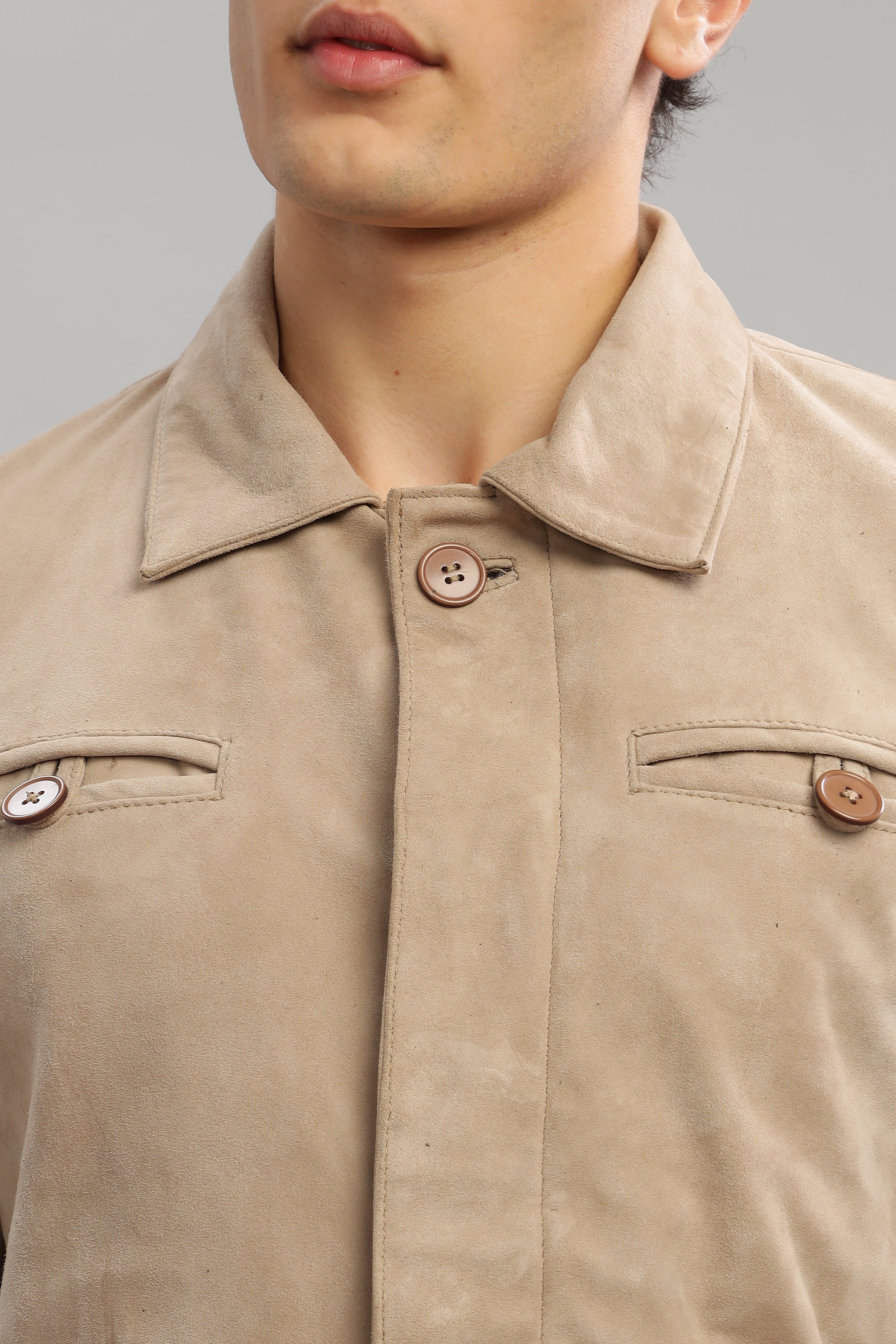 Suede Trucker Jacket