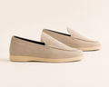 Suede slip on -Beige