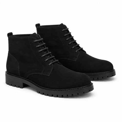 Black zip boot