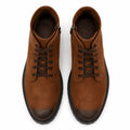 Tan zip boot