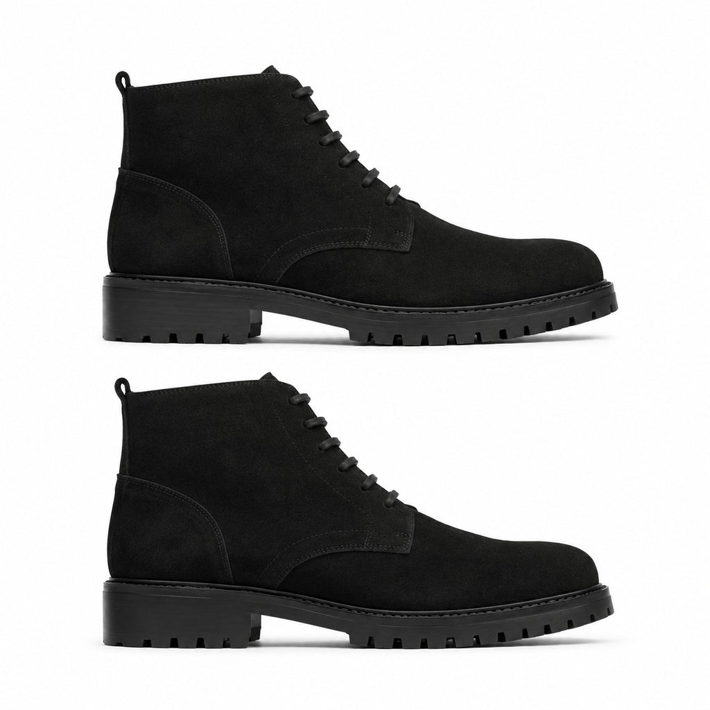 Black zip boot