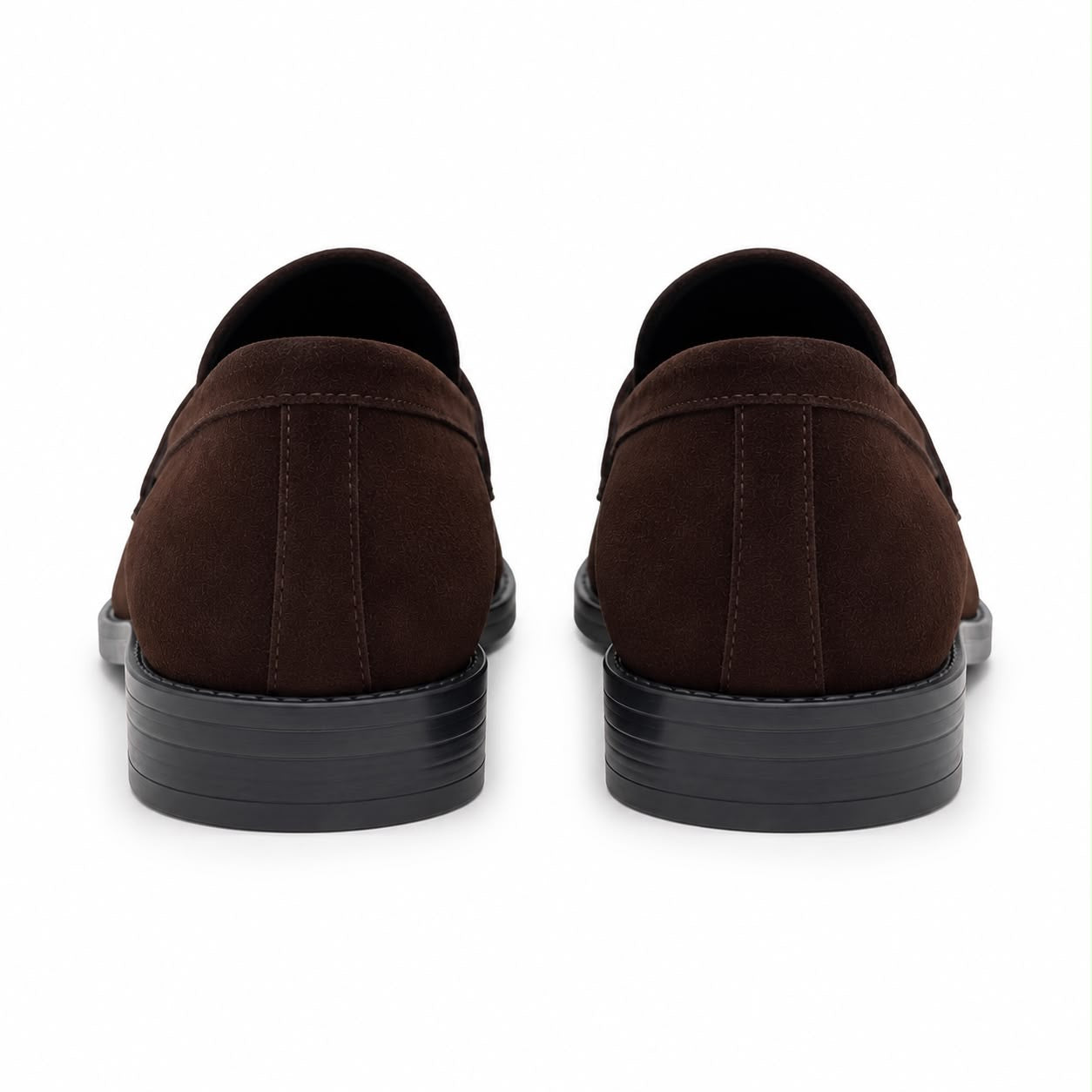 Zamri Dark Brown Suede Penny Loafer – Classic Moccasin Construction