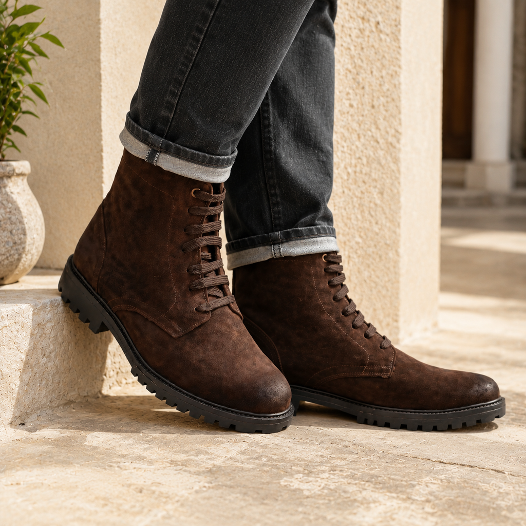 Classic Suede Zip Boot
