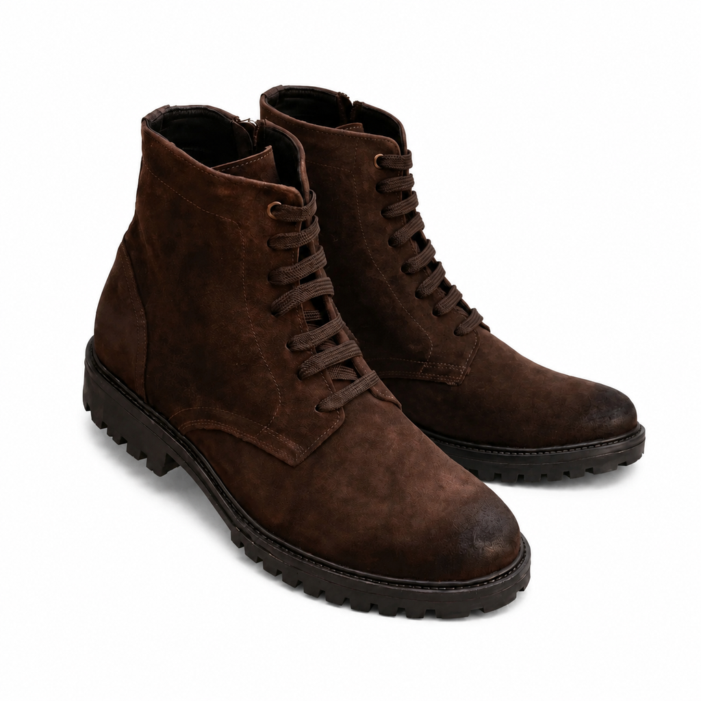 Classic Suede Zip Boot