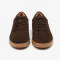 Brown Suede Minimal Sneakers