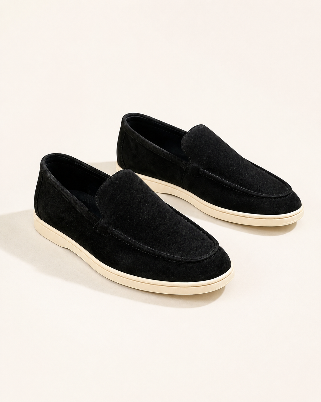 Suede slip on - Black