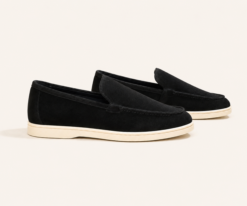 Suede slip on - Black
