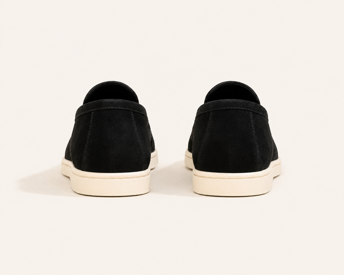 Suede slip on - Black