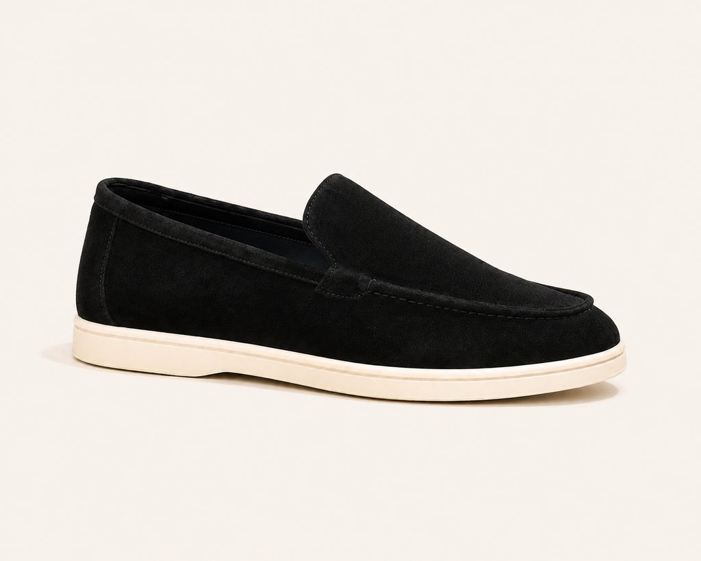 Suede slip on - Black
