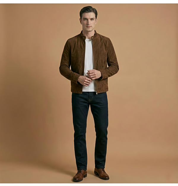 Brown Suede Jacket