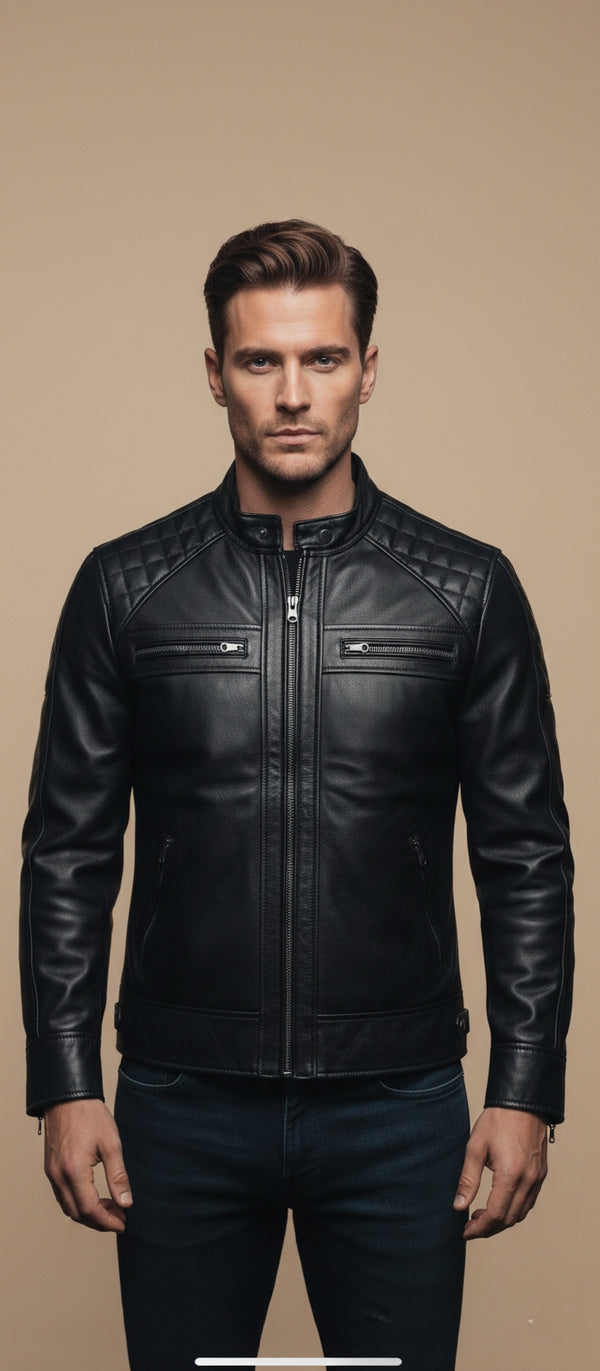 Black Nappa Jacket