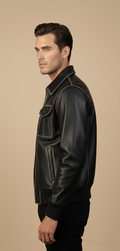 Black Bomber Jacket