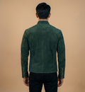 GREEN SUEDE JACKET