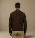 Chocolate Brown Suede Jacket