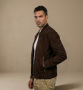 Chocolate Brown Suede Jacket