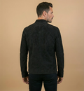 Charcoal Black Suede Jacket