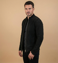 Charcoal Black Suede Jacket