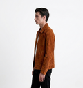 Dark Tan Suede Jacket