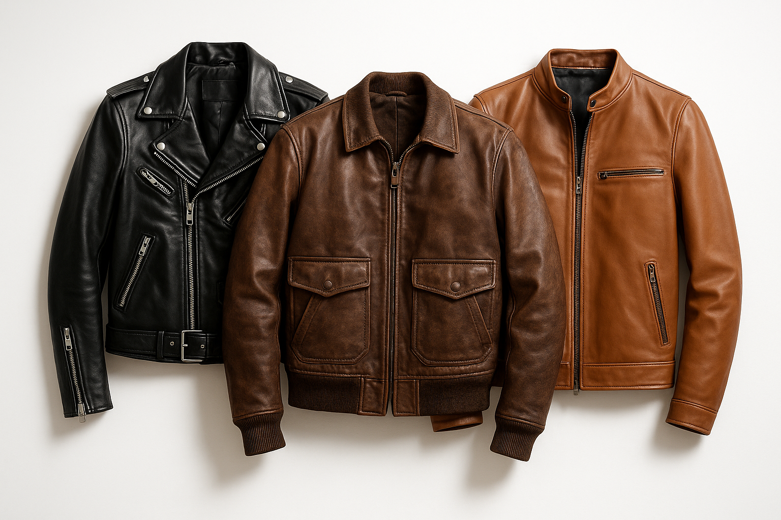 Leather jackets